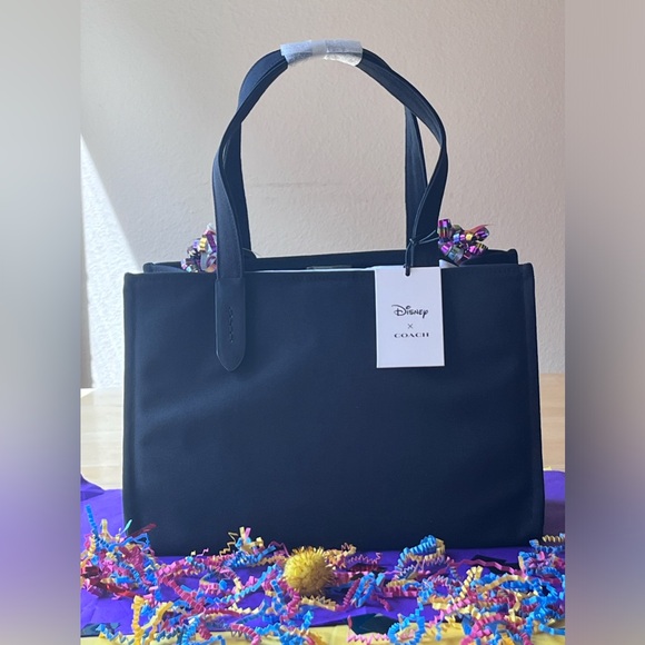 π DISNEY X COACH MICKEY MOUSE AND THE GANG CANVAS TOTE 30 π NWT π - Picture 9 of 16